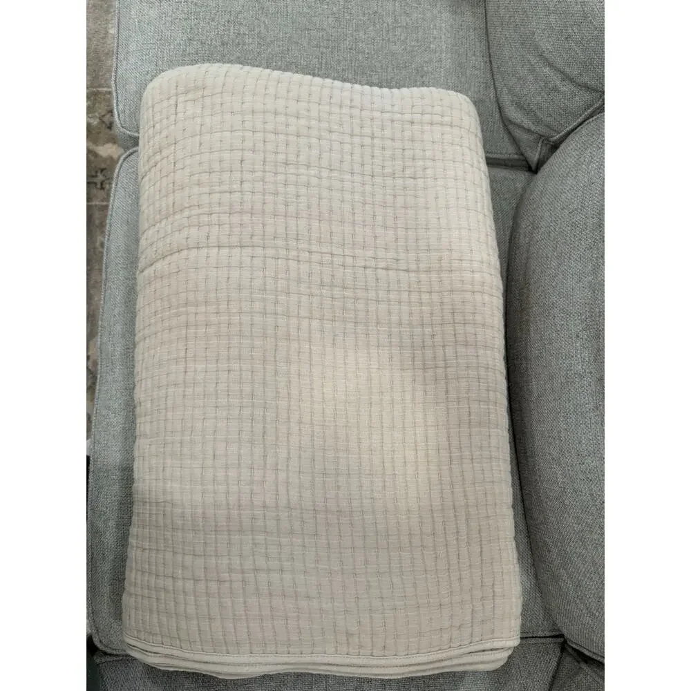 Parachute Air Organic Cotton Quilt King/cal King Bisque NEW $309